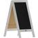 Flash Furniture Canterbury 40" White A-Frame Magnetic Sign Notice Board