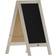 Flash Furniture Canterbury Wooden Indoor/Outdoor A-Frame Magnetic Sign Notice Board