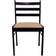 vidaXL Rubberwood Solid Kitchen Chair 31.9" 4