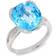 Effy Natural Ring - White Gold/Topaz/Diamonds