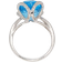 Effy Natural Ring - White Gold/Topaz/Diamonds