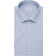 Seidensticker Non-iron Fil a Fil Short Sleeve Business Shirt - Light Blue