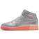 Nike Air Jordan 1 Mid GS - Metallic Silver/Racer Pink/Wolf Grey