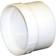 NDS PVC S&D Female Cleanout Adapter, 4 in. Hub X FPT, White/Matte