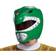 Disguise Green Ranger Adult Helmet Green/Gray/Red