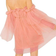 Romwe Women's Romantic Flounce Mini Dress - Coral Orange