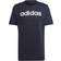 Adidas Essentials Single Jersey Linear Embroidered Logo Tee Men - Legend Ink/White