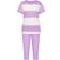 Triumph Pajama Set - White/Purple