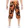 XRay Mens Belted Long Cargo Shorts - Orange Camo