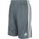 Adidas Boy's Classic 3-Stripe Shorts - Dark Gray