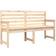 vidaXL natural pine, 159.5 Garden Bench