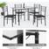 FDW Kitchen Table and Chairs Dining Set 27.5x43.3 5