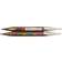 Knitpro 3.75 mm Symfonie Interchangeable Special Circular Needles, Multi-Color