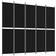 vidaXL 5-Panel Black Room Divider 98.4x86.6"