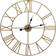 Sorbus CLK-WAL-GLD Gold Wall Clock 24"