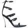 Versace Pin-Point Heeled Sandals - Black