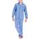 Universal Textiles Mens Plain Long Sleeve Shirt & Trouser Bottoms Nightwear Pyjama Set - Blue