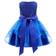 MSemis Baby Girl's Christening Baptism Party Formal Dress - Royal Blue