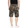 XRay Men's Belted Twill Tape Cargo Shorts - Brown Camo