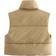 Keomud Women's Winter Crop Vest - Khaki