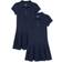 The Children's Place Girls Uniform Pique Polo Dress 2-pack - Tidal