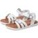 Nina Girl's Lacey Sandals - White/Tumbled Leather