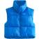 Keomud Women's Winter Crop Vest - Blue