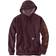 Carhartt Men's Loose Fit Midweight Logo Sleeve Graphic Hoodie - Port