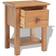 vidaXL Solid Oak Nattbord 30x36cm 2st