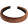 Dark Velvet Hairband Broad Cognac