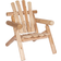 Espegard Log Garden Chair