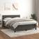 vidaXL Boxspring Dark Gray Boxspringbett 140x200cm