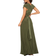 Godiva Multi Tie Maxi Dress - Olive Green