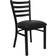 Flash Furniture HERCULES Series Black Ladder Kitchen Chair