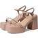 Chinese Laundry Avianna Patent Platform Sandals Beige