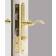 Larson ch3040701 storm door mortise latch, bright brass