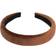 Dark Velvet Hairband Broad Cognac