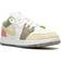 Nike Air Jordan 1 Low SE Pastel Grind GS - White/White/Vivid Green