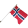 Norwegian Flag for Balcony Dekorasjon