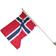 Norwegian Flag for Balcony Dekorasjon