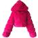 Memela Women's Faux Fur Coat Jacket - Hot Pink