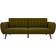 Novogratz Brittany Green Linen Sofa 81.5" 3 Seater