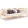vidaXL brown, 90 Solid Pine Day Bed Guest Overnight Sofa