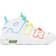 Nike Air More Uptempo GS - White/Opti Yellow/Safety Orange/Baltic Blue