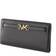 Michael Kors reed women's large snap leather wallet style 35s3g6re3l black