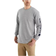 Carhartt Loose Fit Heavyweight Long Sleeve Logo Sleeve Graphic T-shirt - Heather Grey