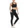 Chrleisure High Waisted Tummy Control Workout Yoga Pants 5-pack - Black/Grey/Navy/Burgundy/Army Green