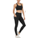 Chrleisure High Waisted Tummy Control Workout Yoga Pants 5-pack - Black/Navy/Brown/Cassis/Army Green