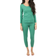 Leveret Women's Classic Pajamas - Green