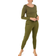 Leveret Women's Classic Pajamas - Olive